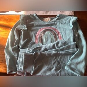 btween Aqua Kids Set with Pastel Rainbow